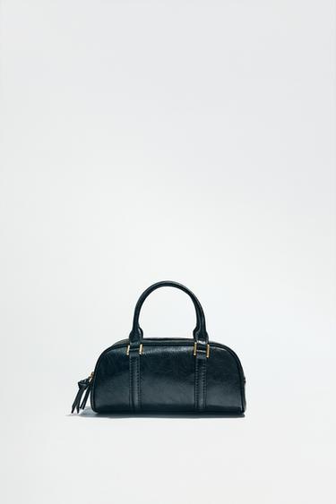 MINI BOWLING CREMALLERAS - Negro de Zara