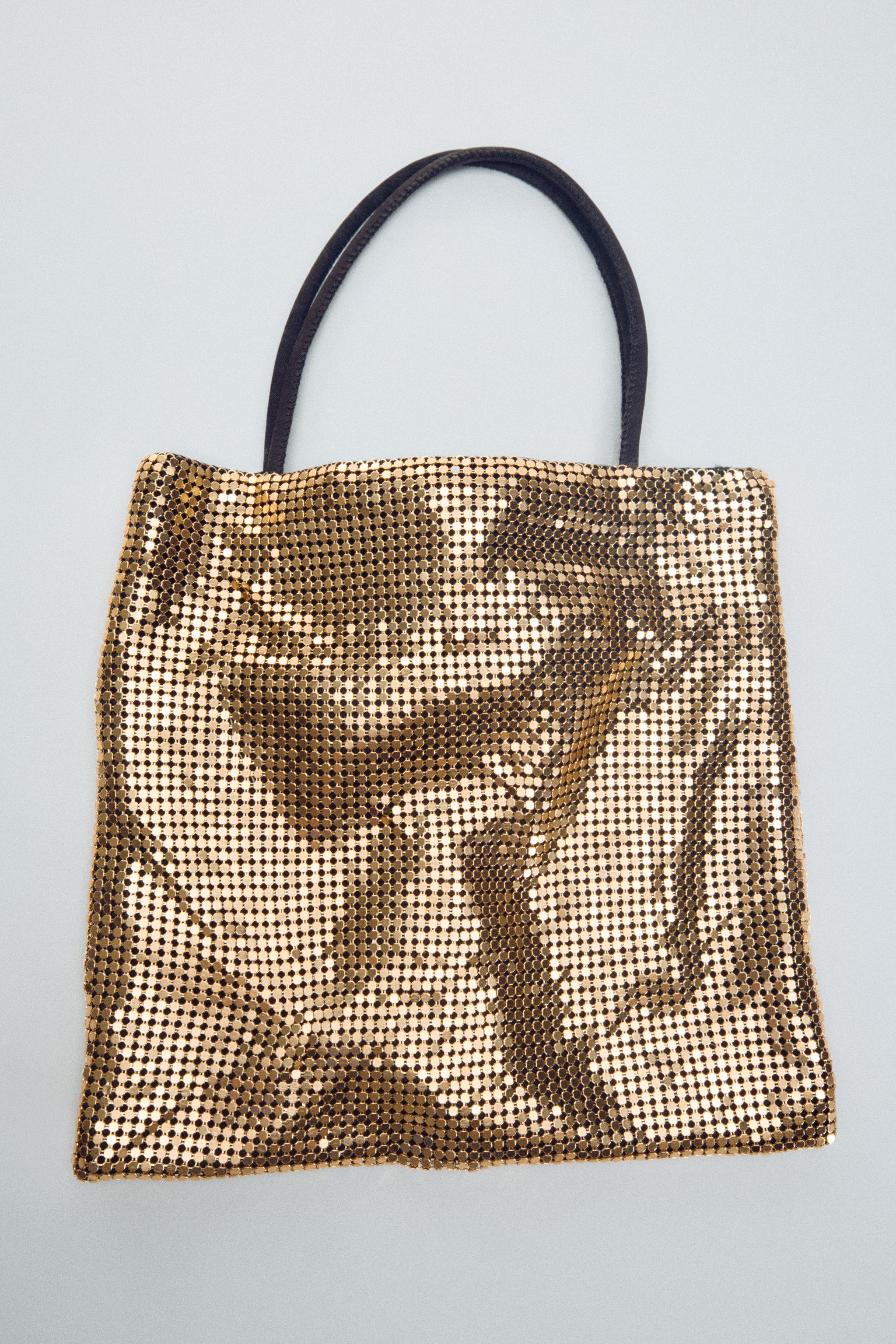 Metallic Handbag by Zara