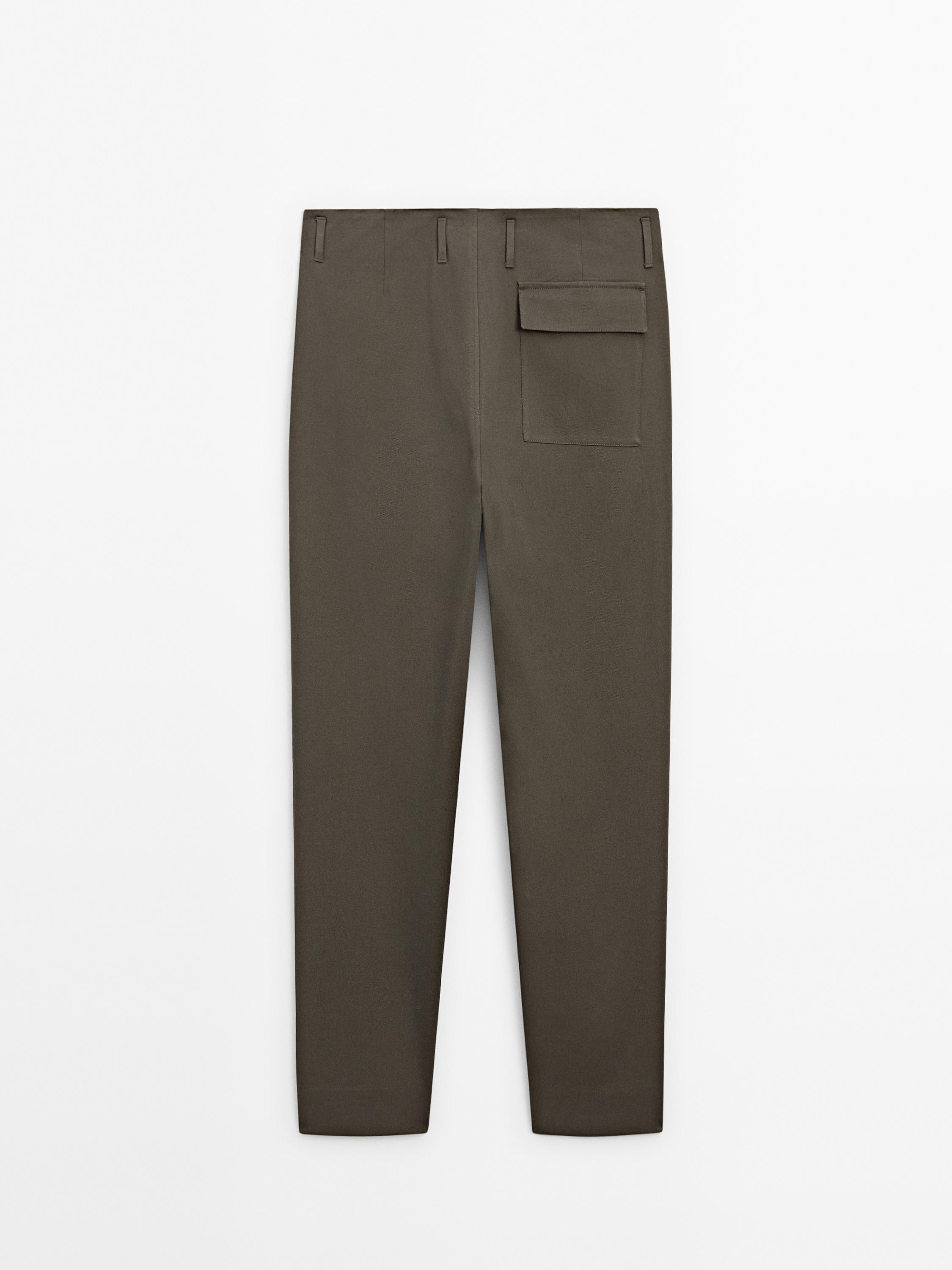 Twill straight-leg trousers - Limited Edition