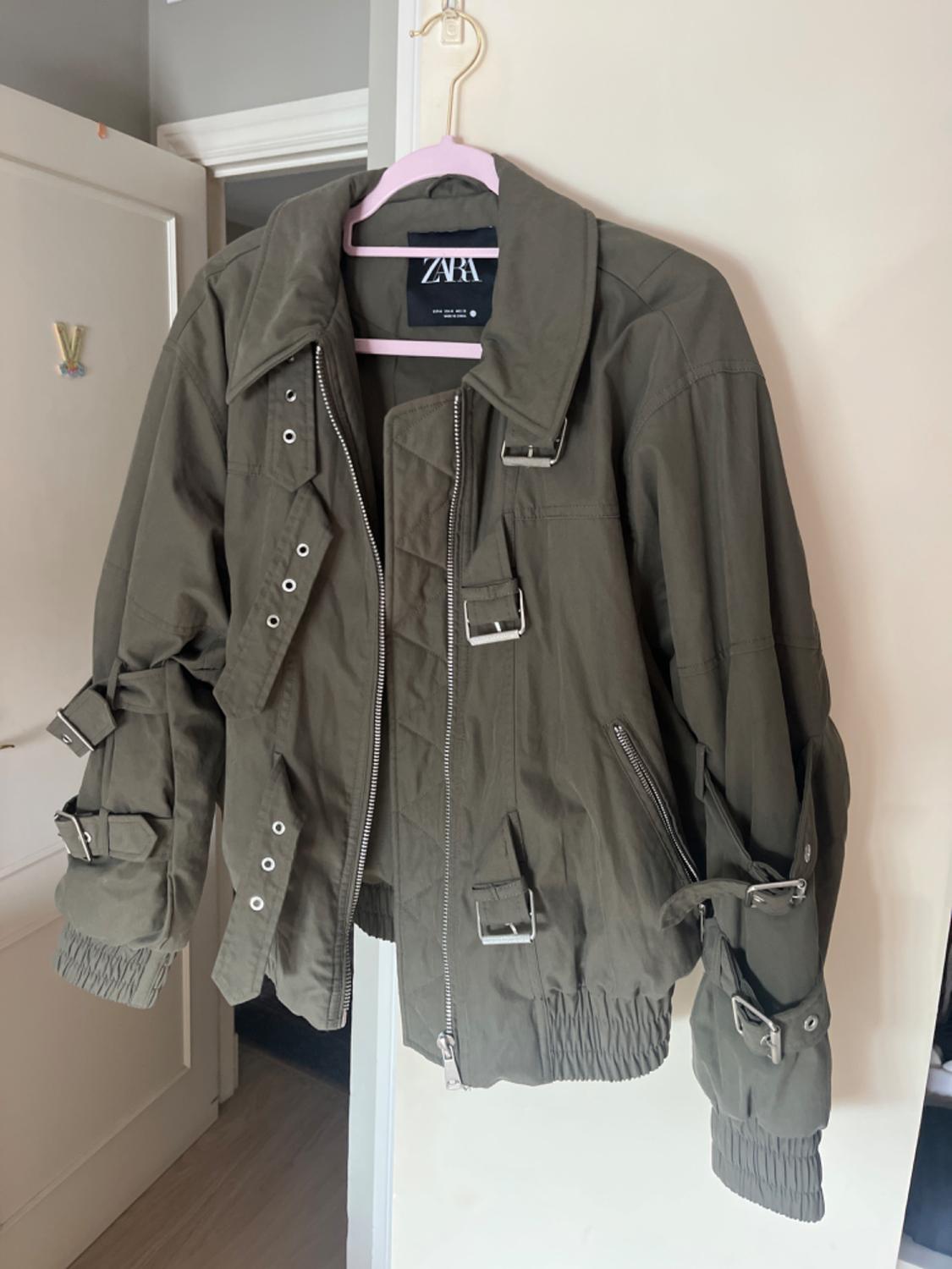 ZW COLLECTION BOMBER JACKET WITH TABS - Image 2