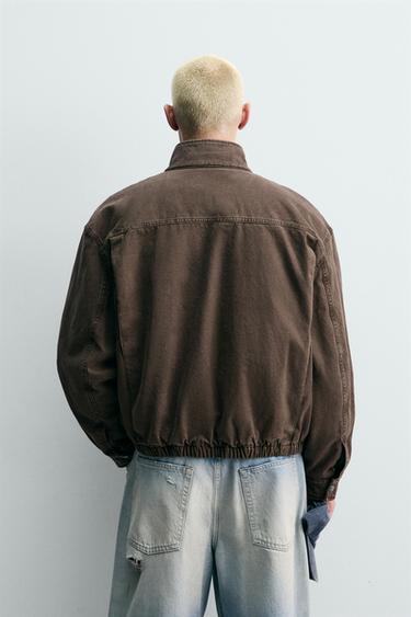 BLOUSON COURT À BRANDEBOURGS - Marron de Zara - Image 2