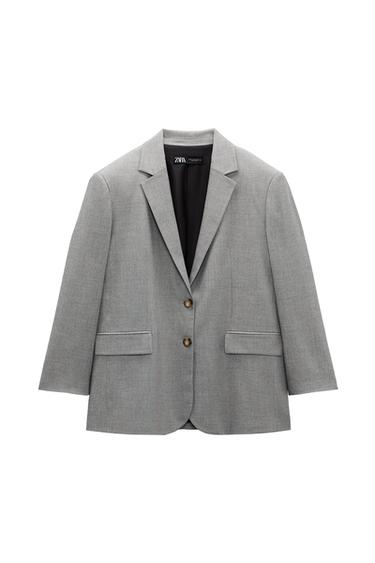 OVERSIZED STRAIGHT CUT BLAZER