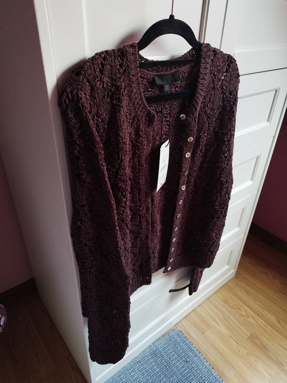 POINTELLE KNIT CARDIGAN - Image 2