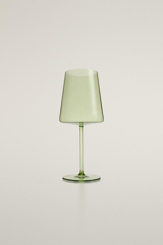 COPA CRISTALIN CÓNICO - Verde de Zara - Imagen 0