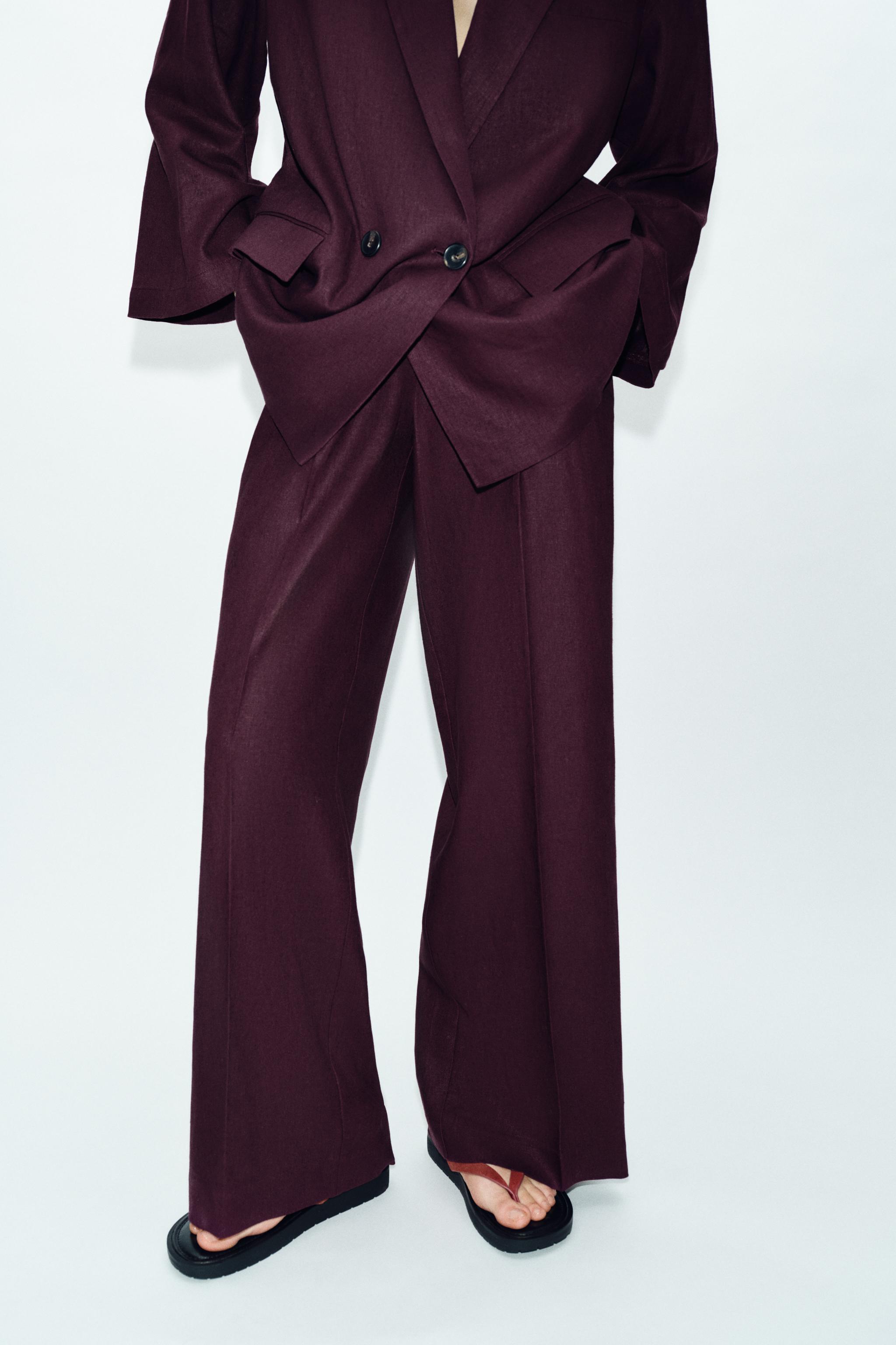 PANTALON DROIT EN LIN
