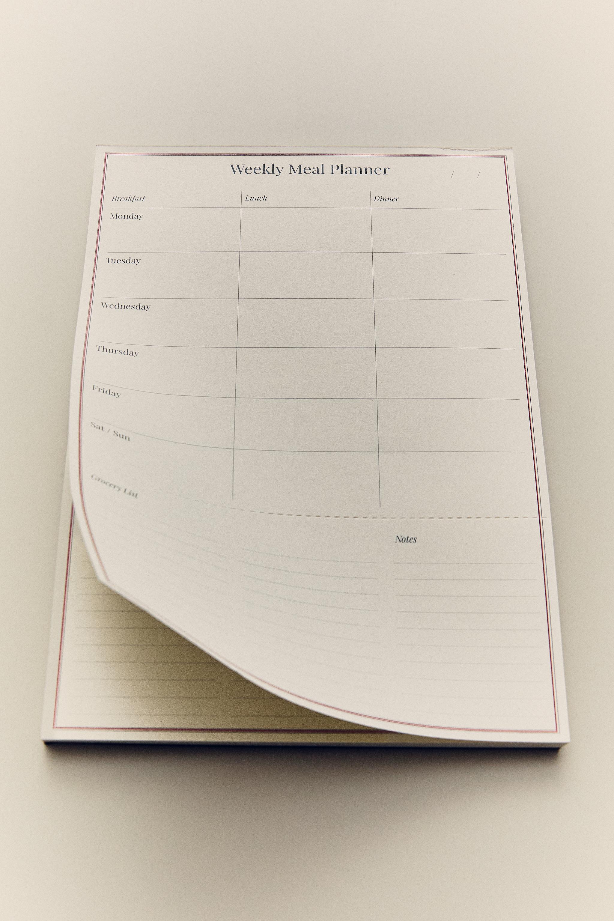 WEEKLY PLANNER MAGNET (45 SHEETS)