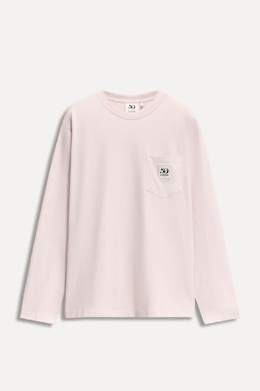 CAMISETA PARCHE BOLSILLO 50TH ANNIVERSARY - Rosa pastel de Zara