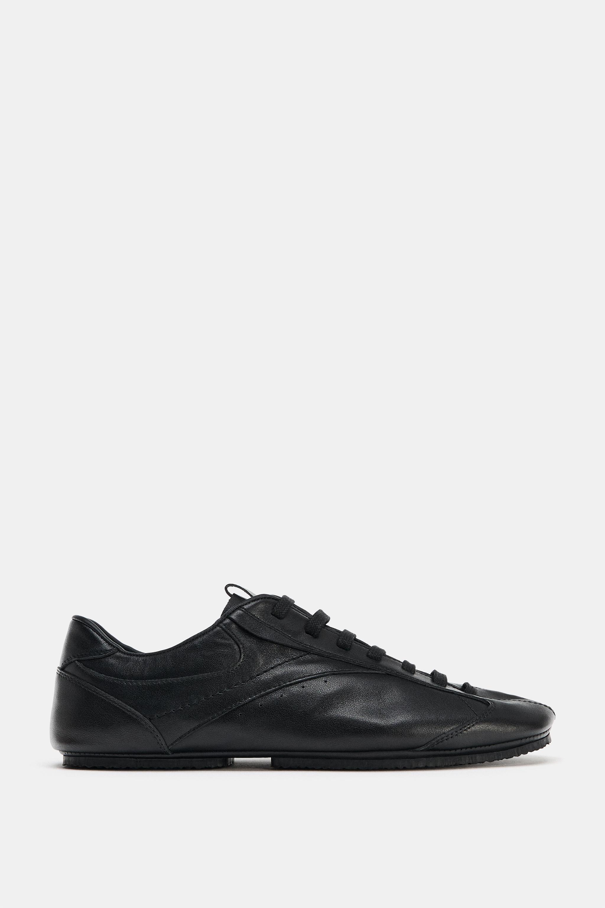 LEATHER DERBY SHOES