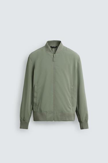 Zara Açık haki - HAFİF BOMBER CEKET