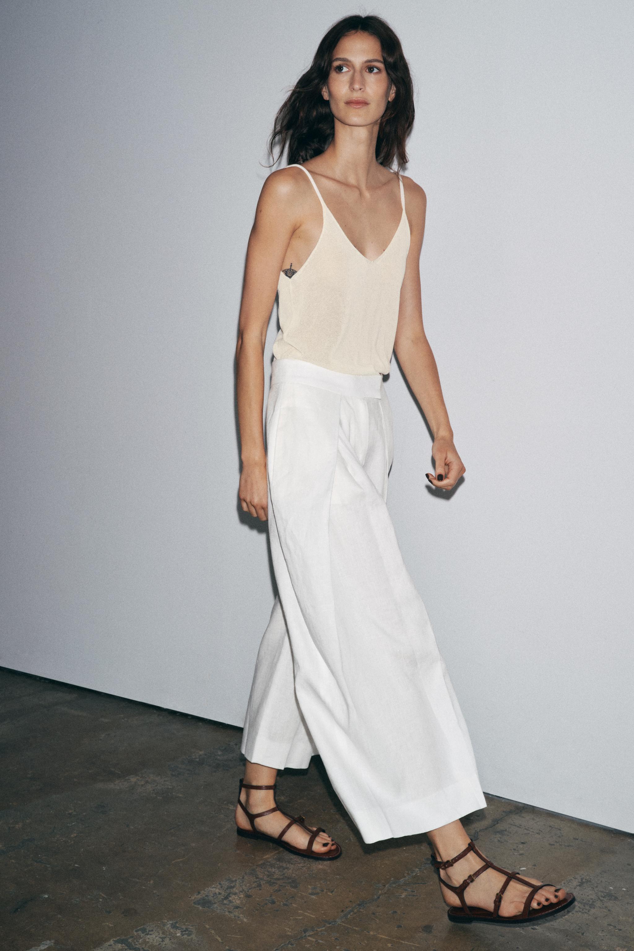 PANTALON VOLUME À PINCES ZW COLLECTION