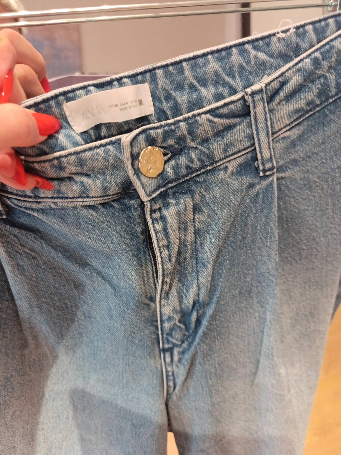 Z1975 WIDE-LEG HIGH-RISE JEANS WITH DARTS - Image 4