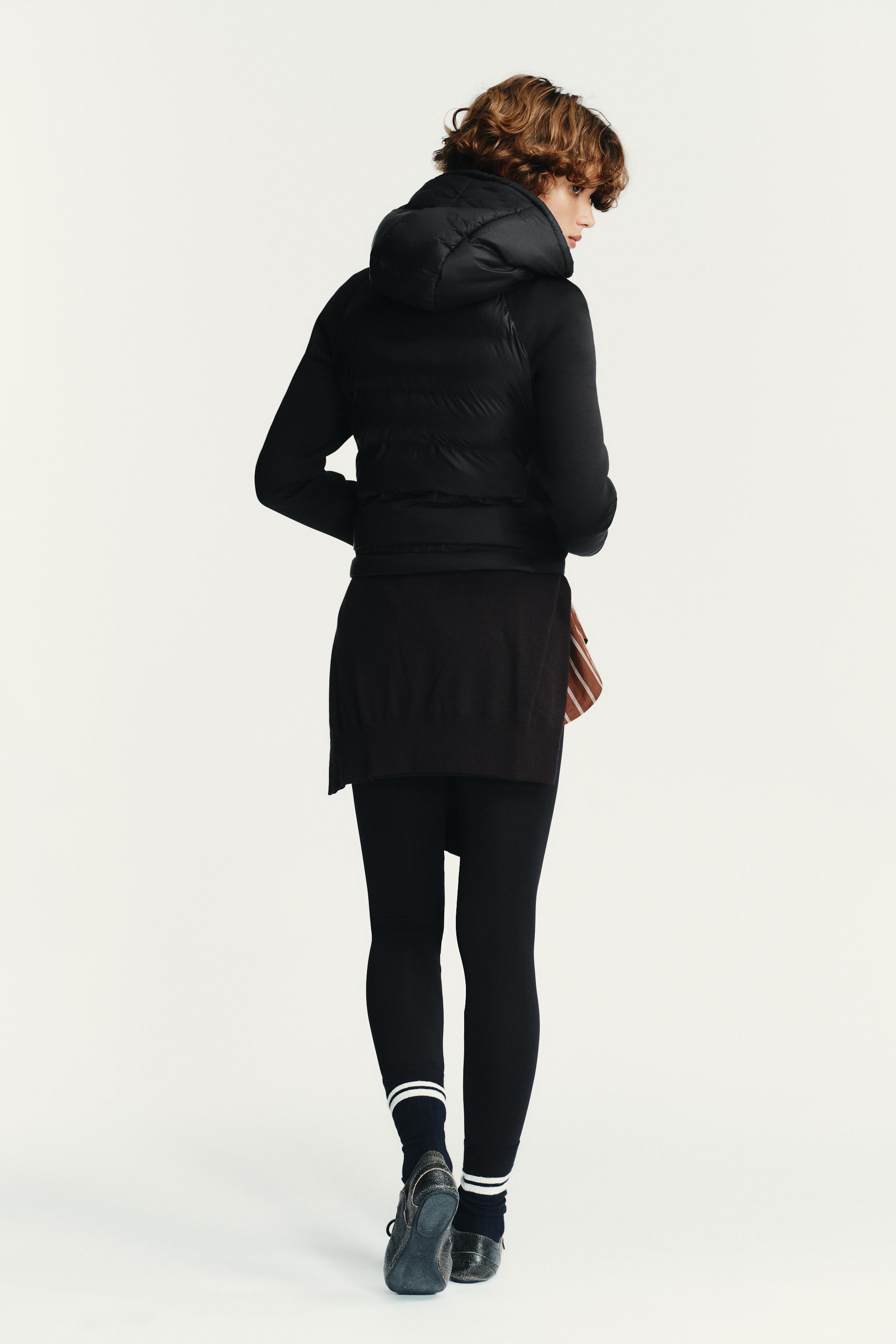 COMBINATION QUILTED JACKET - Black | ZARA United States