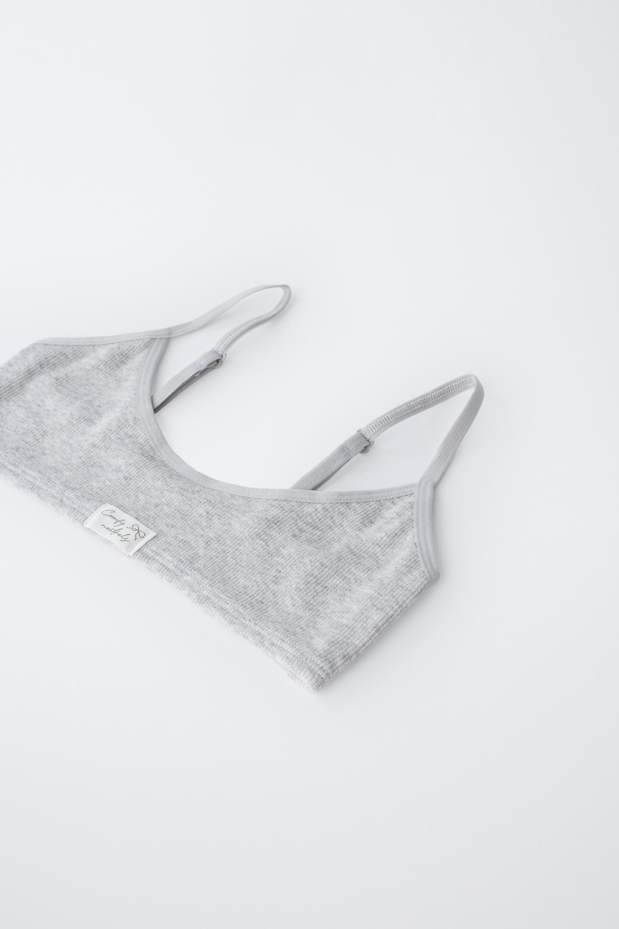 AGES 9-14/ THREE-PACK OF LABEL BRALETTES