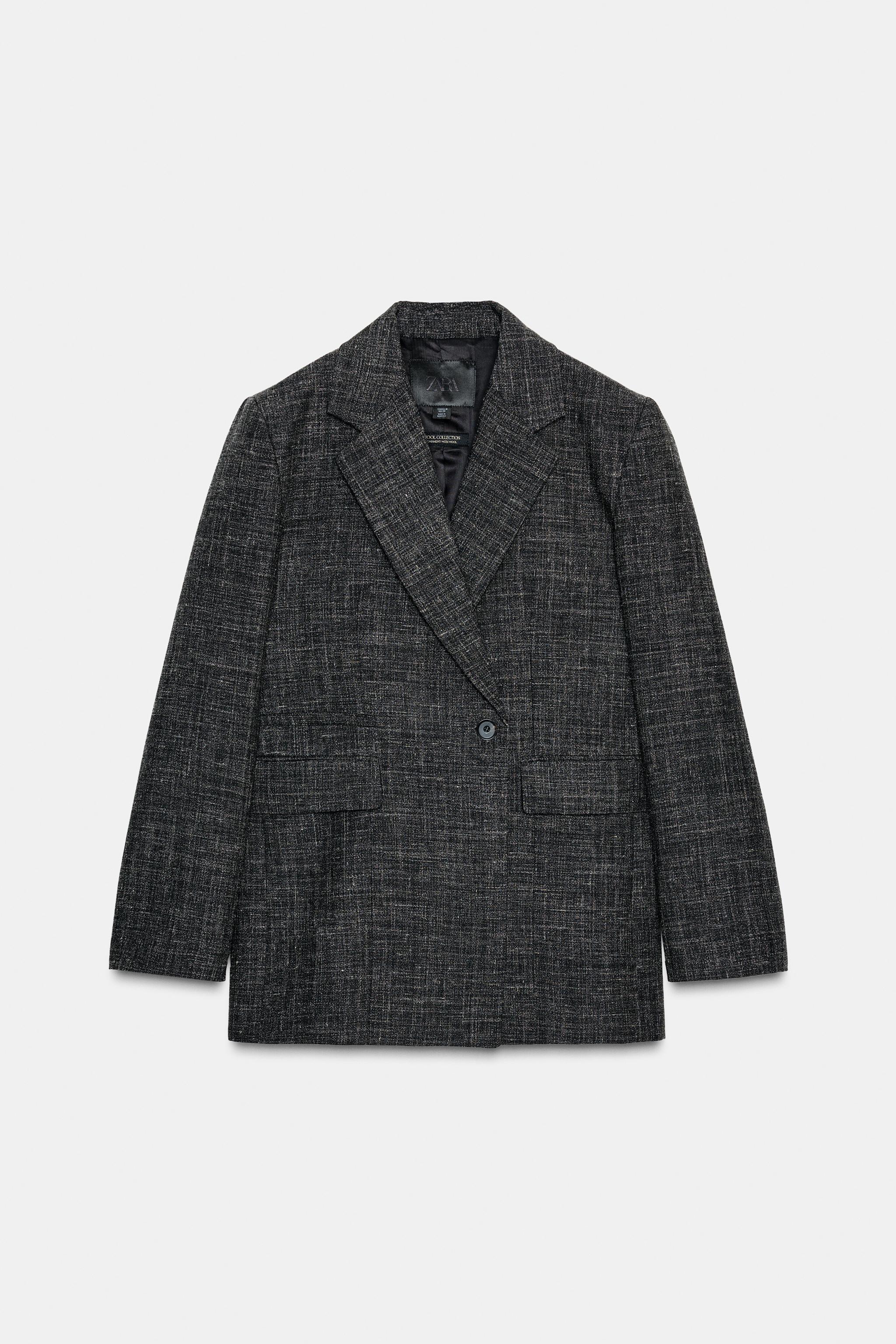 ZW COLLECTION STRAIGHT WOOL BLAZER
