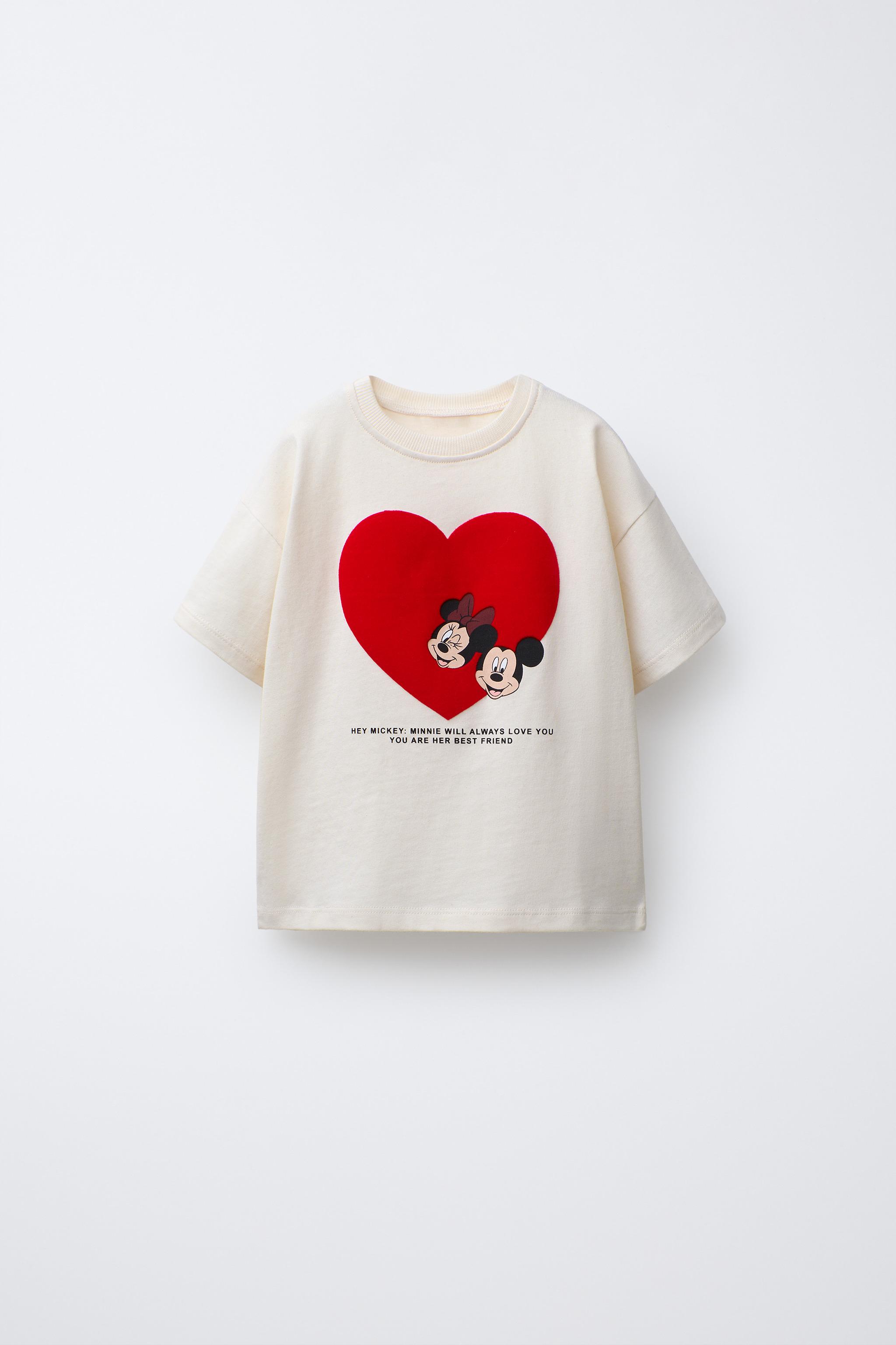 T-SHIRT MET PRINT MINNIE MOUSE © DISNEY - Gebroken wit | ZARA