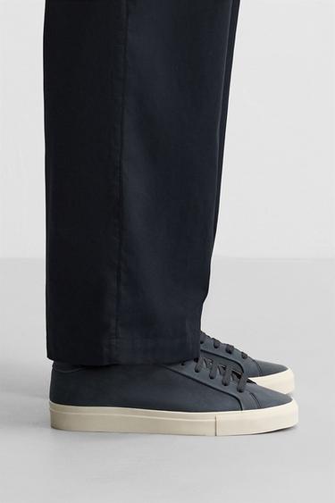 Zara BASIC SNEAKERS - Blue - Image 0