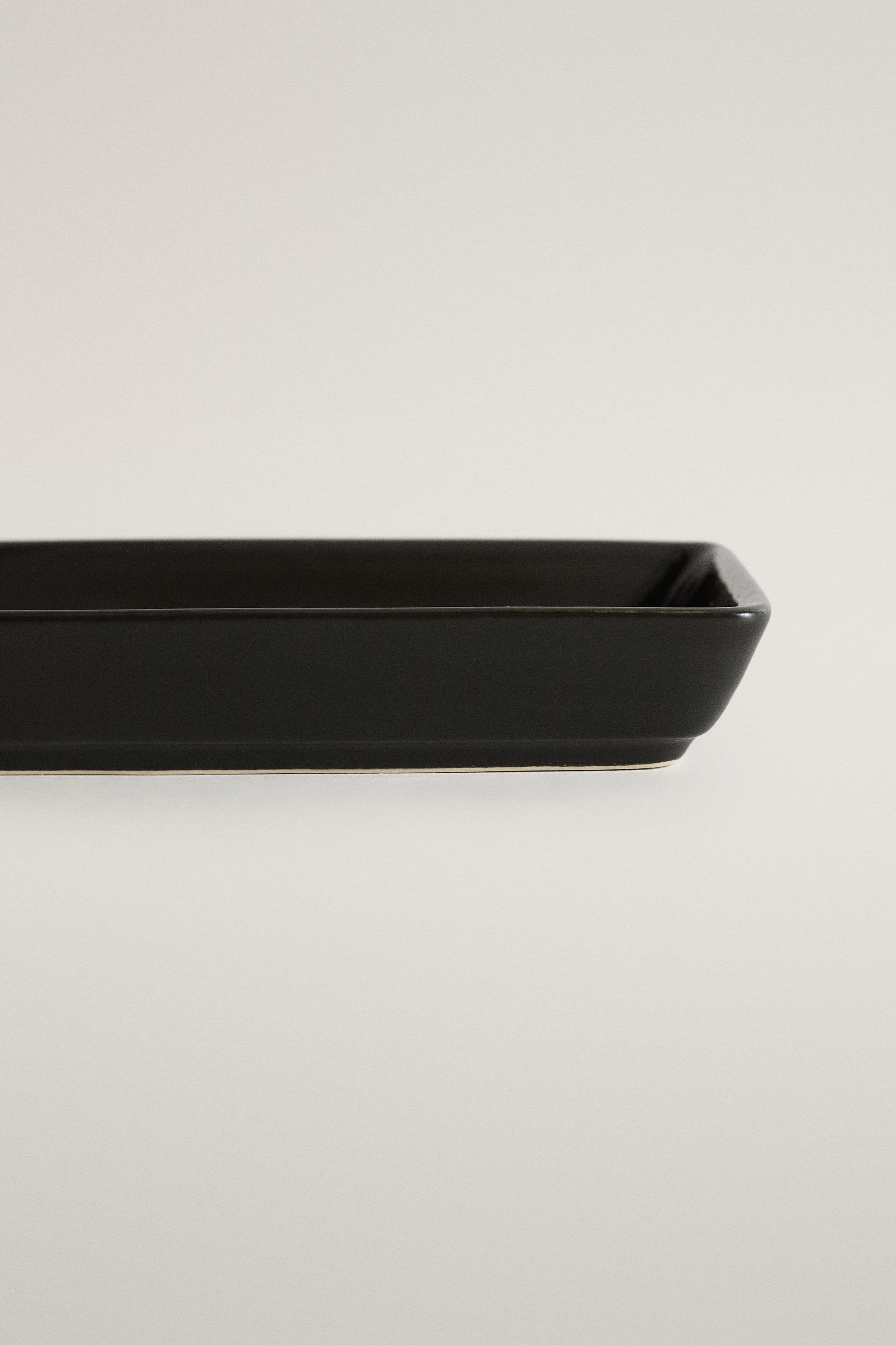 BLACK BATHROOM SOAP DISH