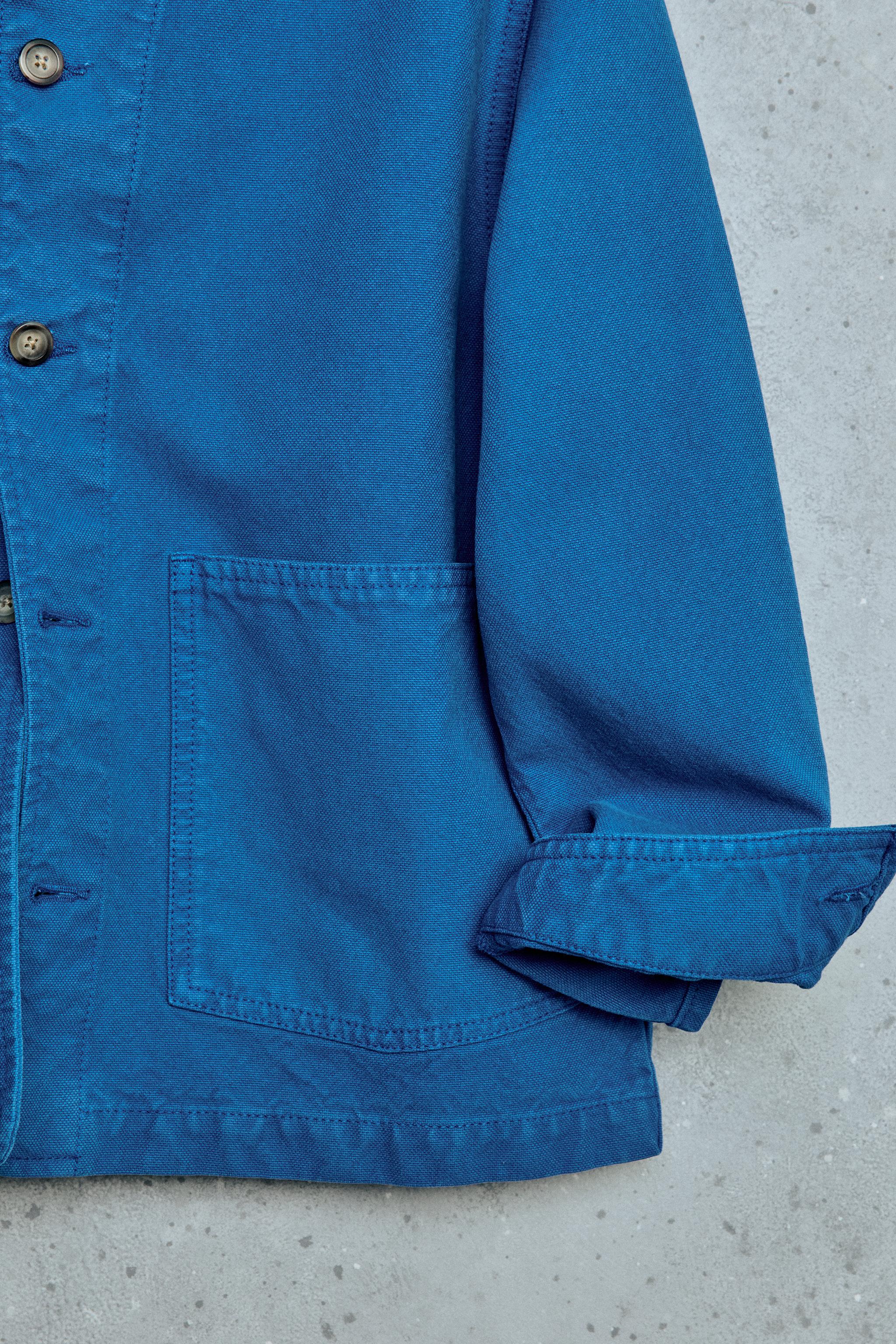 Детские рубашки Zara STORIESZ - CANVAS OVERSHIRT — фото 4