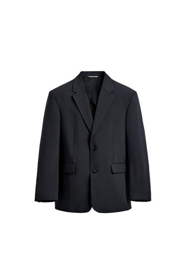 BLAZER TRAJE RELAXED FIT - Marino oscuro de Zara