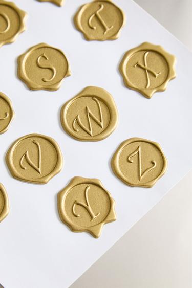 SET OF CHRISTMAS STAMP LETTERS STICKERS (SET OF 78) - Multicoloured by Zara - Image 2