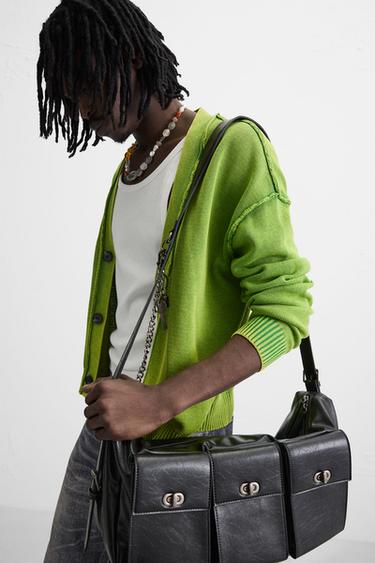 MULTI-POCKET CROSSBODY BAG - Black by Zara - Image 0