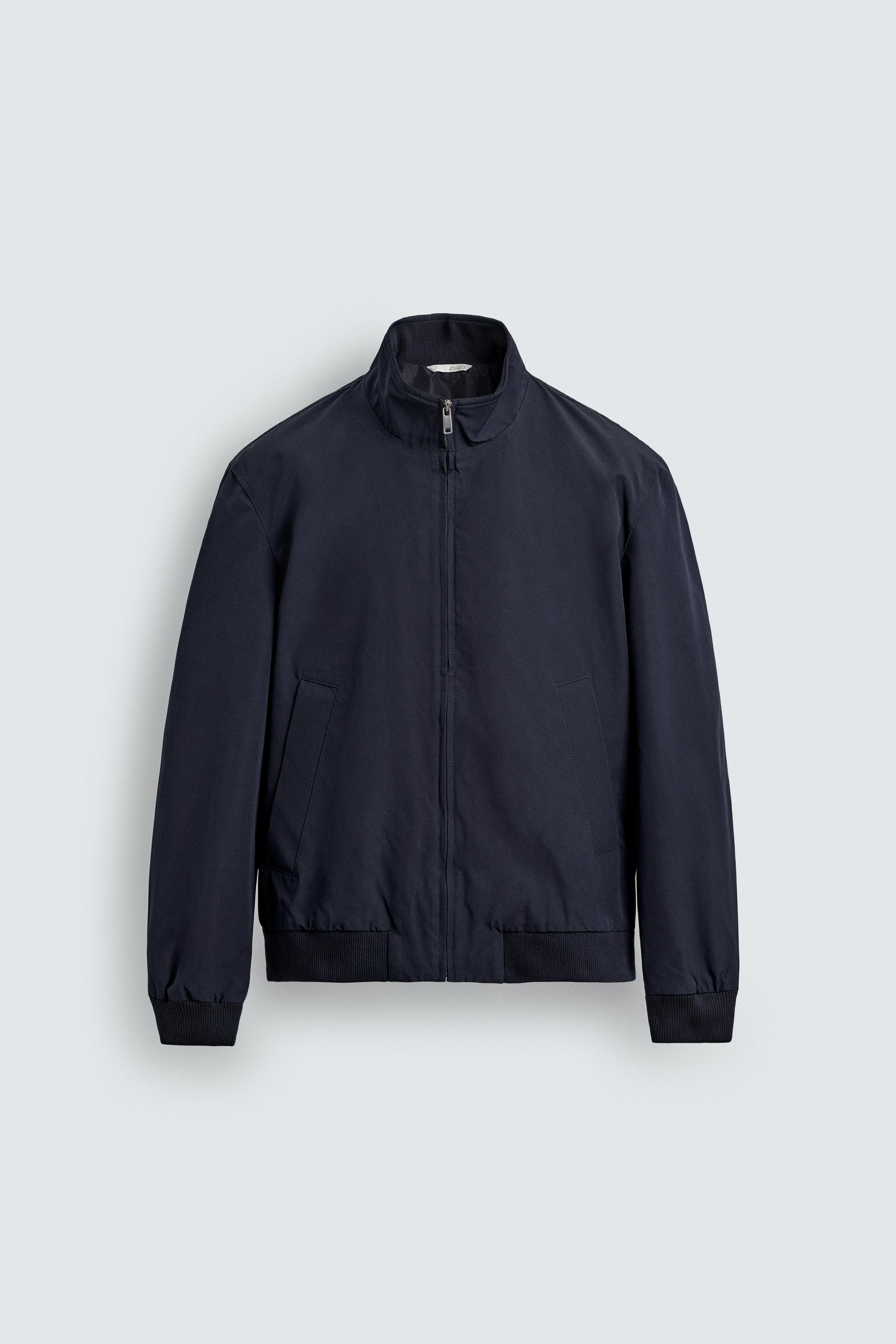 撥水加工テクニカルジャケット - ネイビーブルー | ZARA Japan / 日本