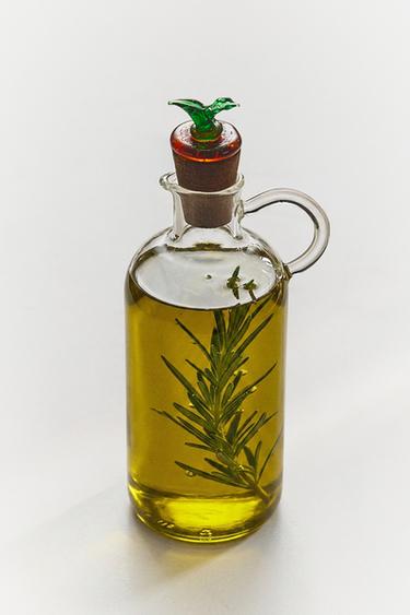 BOROSILICATE GLASS CRUET - Green by Zara