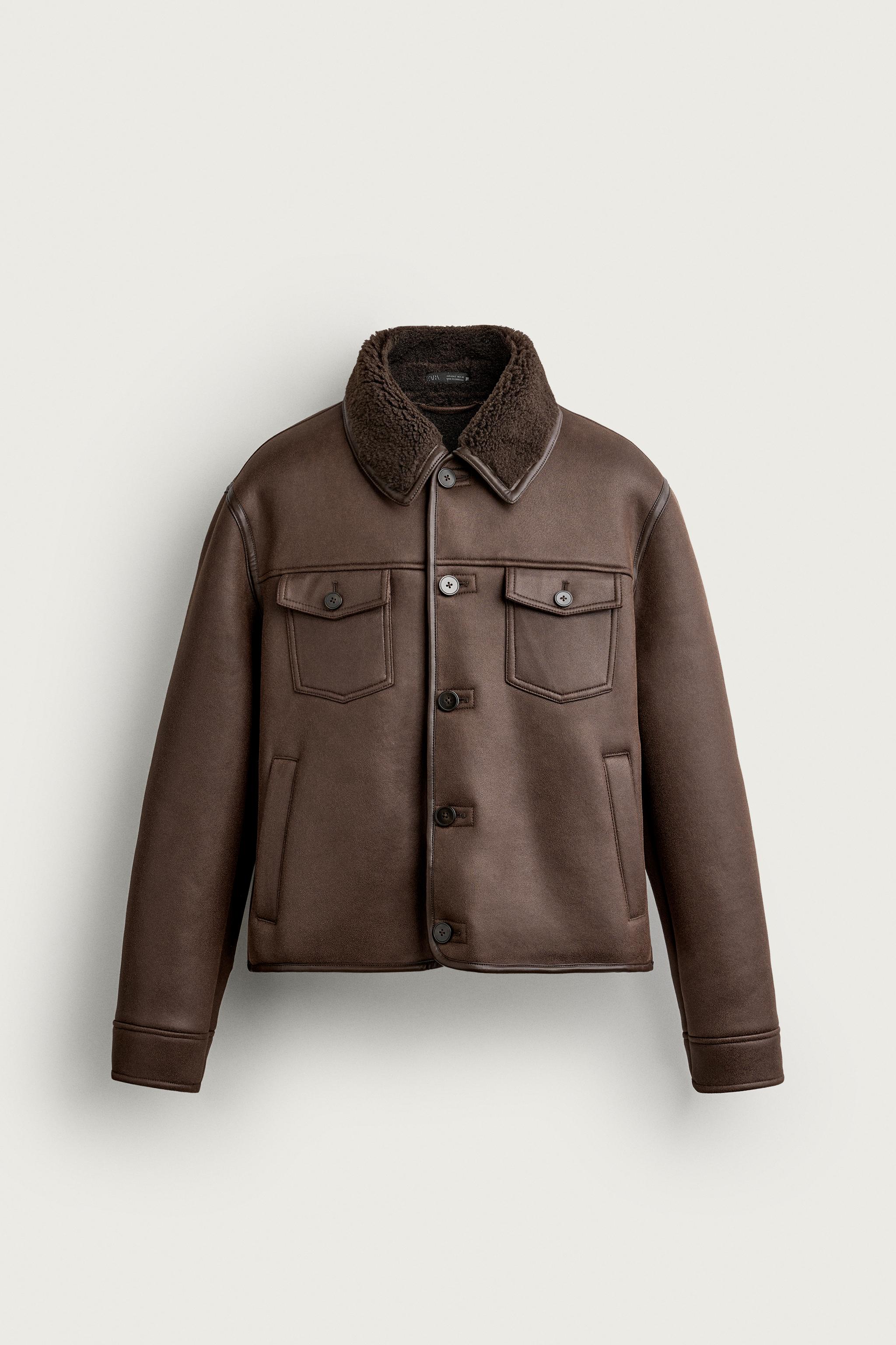 DOUBLE-FACED FAUX LEATHER JACKET