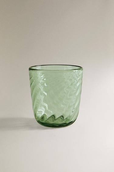 WAVY ACRYLIC TUMBLER - Green by Zara - Image 0