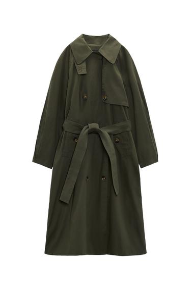 ZW COLLECTION WATER-REPELLENT TRENCH COAT