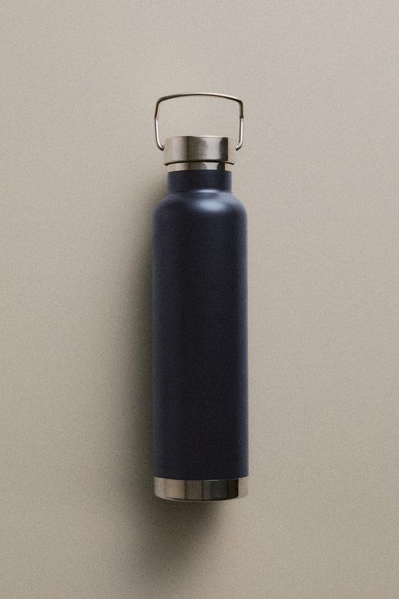 STAINLESS STEEL BOTTLE - Navy blue by Zara - Image 0