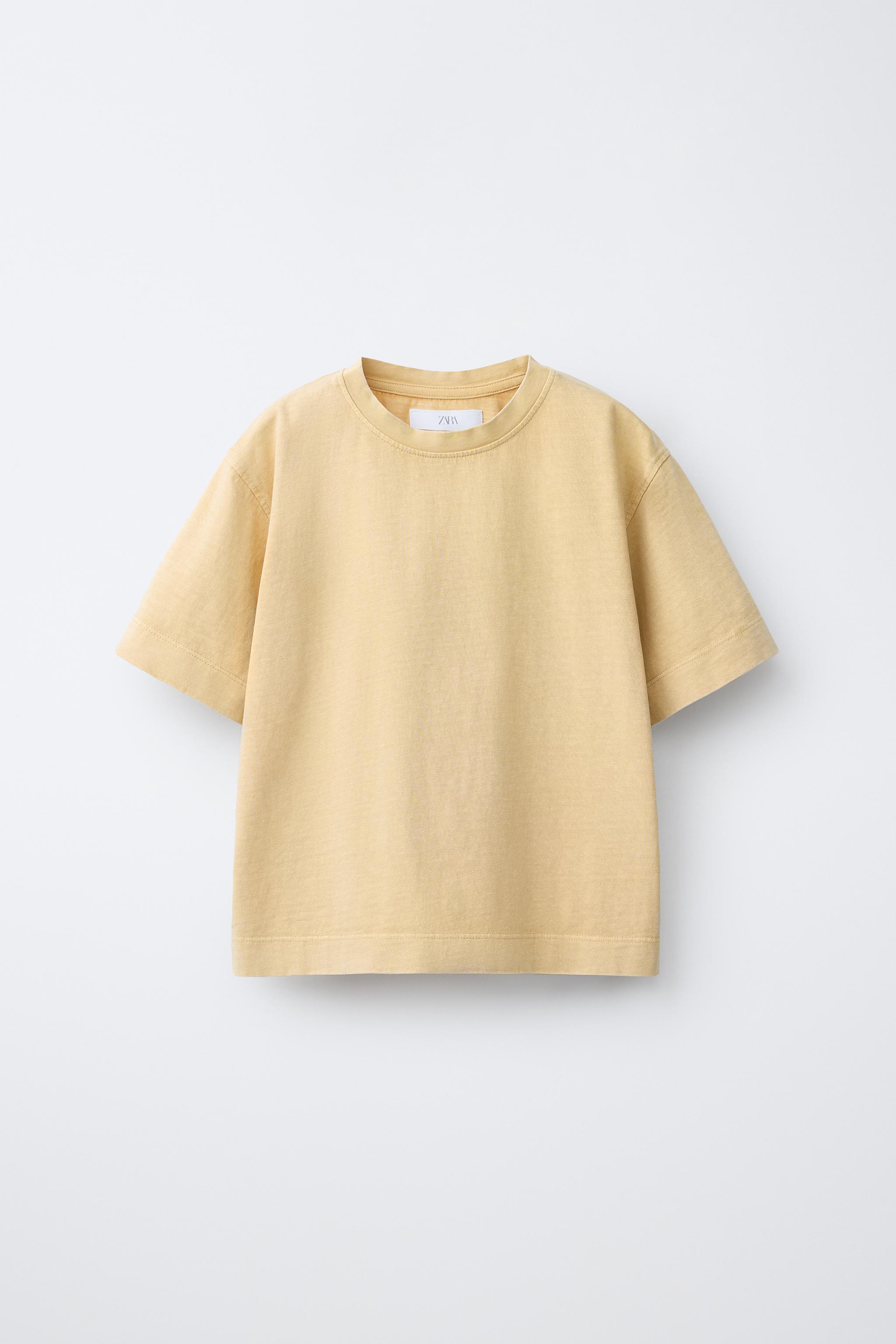 HEAVY WEIGHT WASHED EFFECT T-SHIRT
