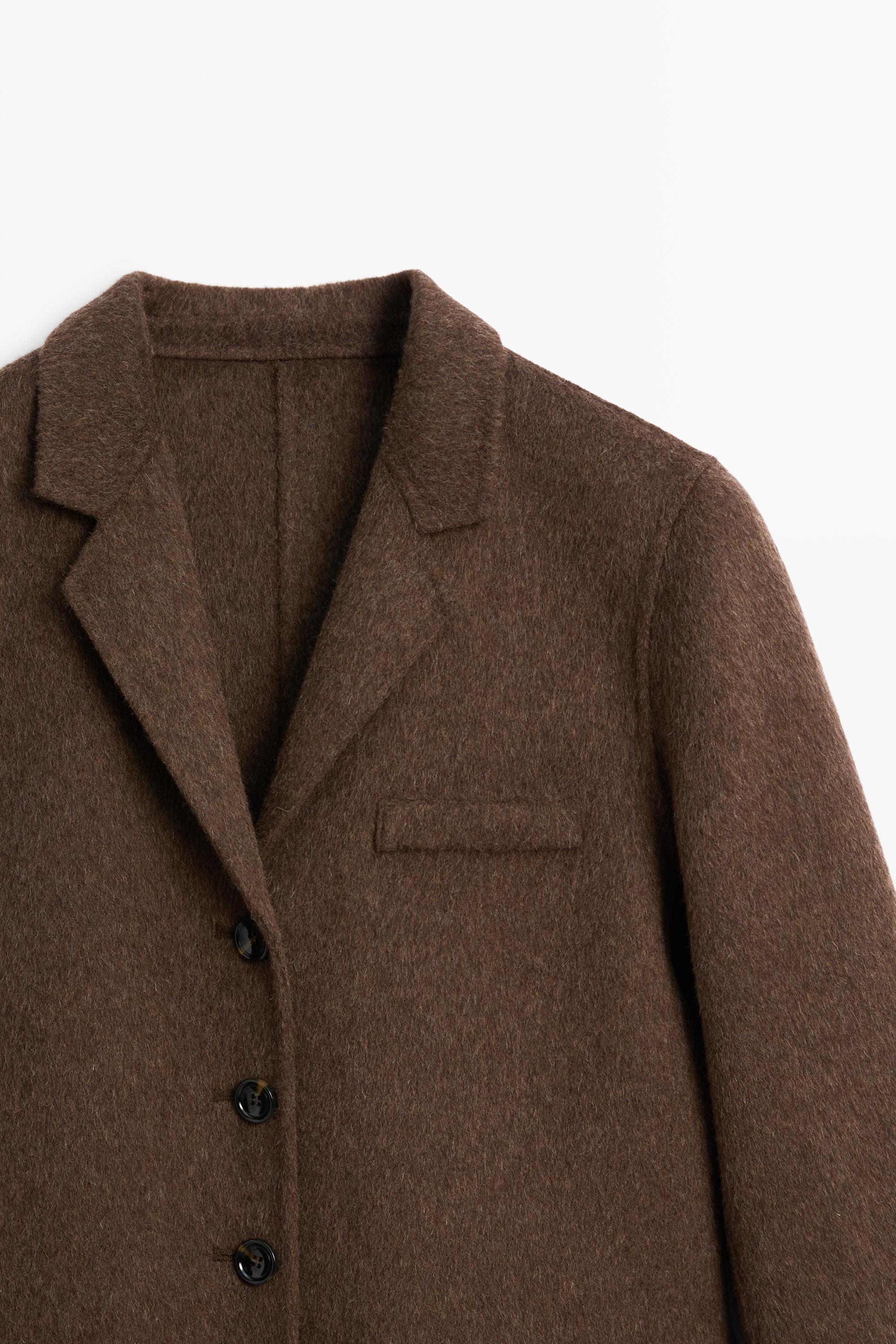 Wool blend blazer
