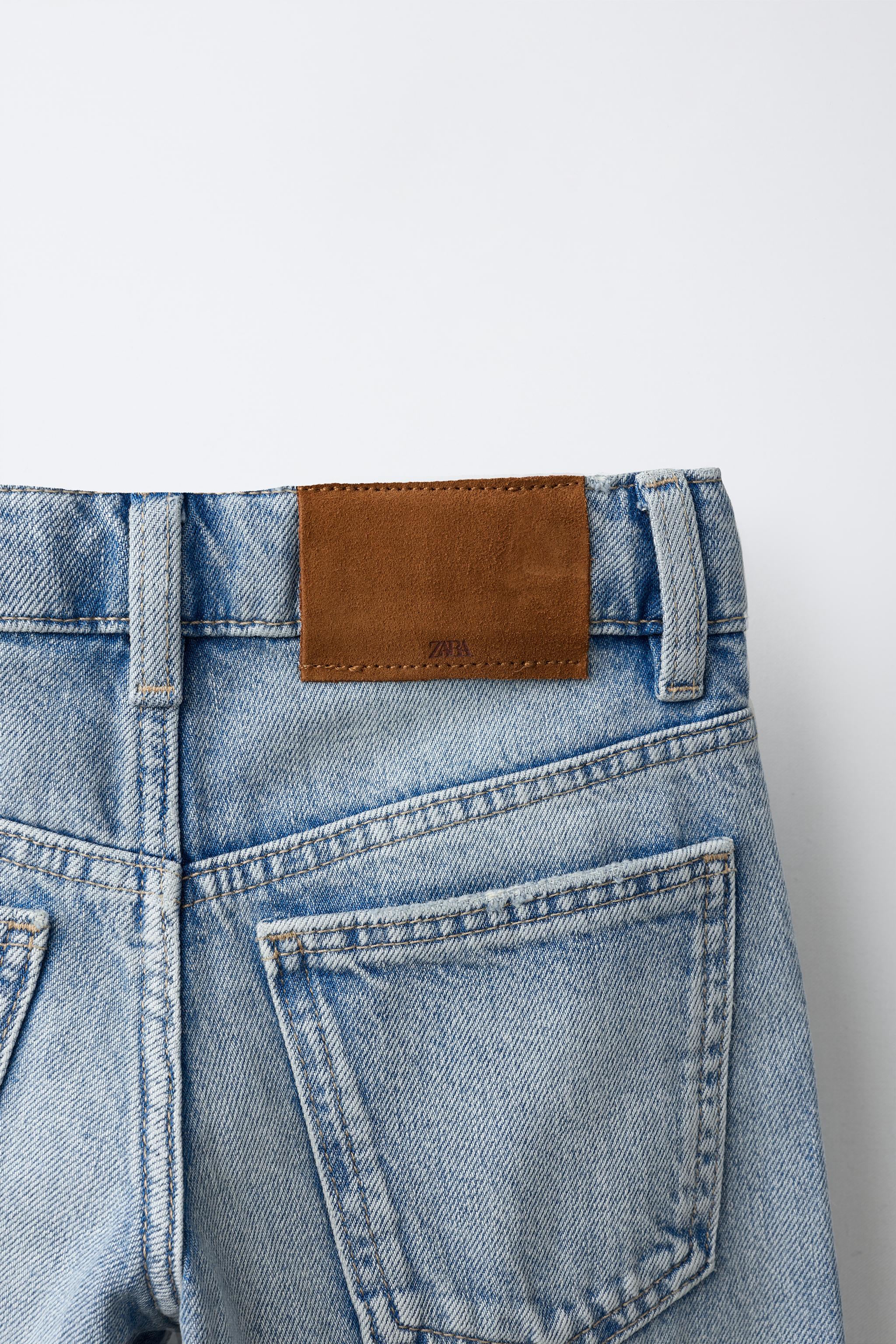 ROLLED-CUFF STRAIGHT JEANS
