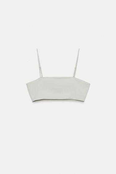 TOP COURT PAILLETTES - Bleu / Gris de Zara - Image 4