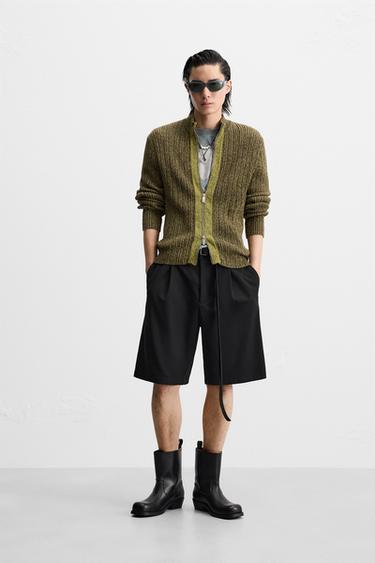 GILET ZIPPÉ - Chocolat de Zara - Image 0