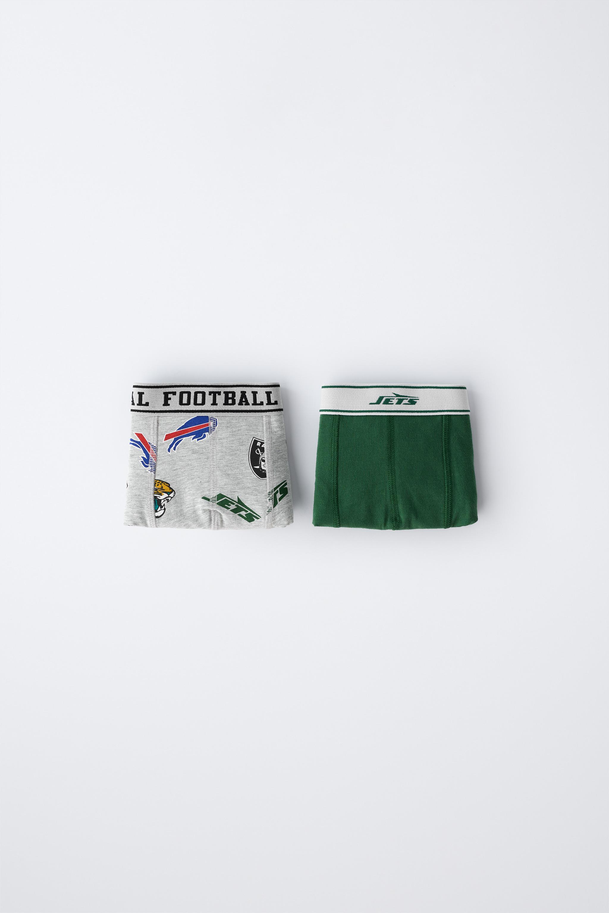 6-14 ANS/ LOT DE DEUX BOXERS NFL © OUTER STUFF