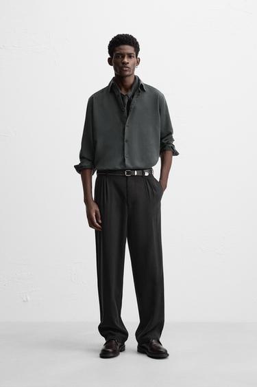 シャツ (ブラック・黒) | メンズ | 最新コレクション | ZARA 日本