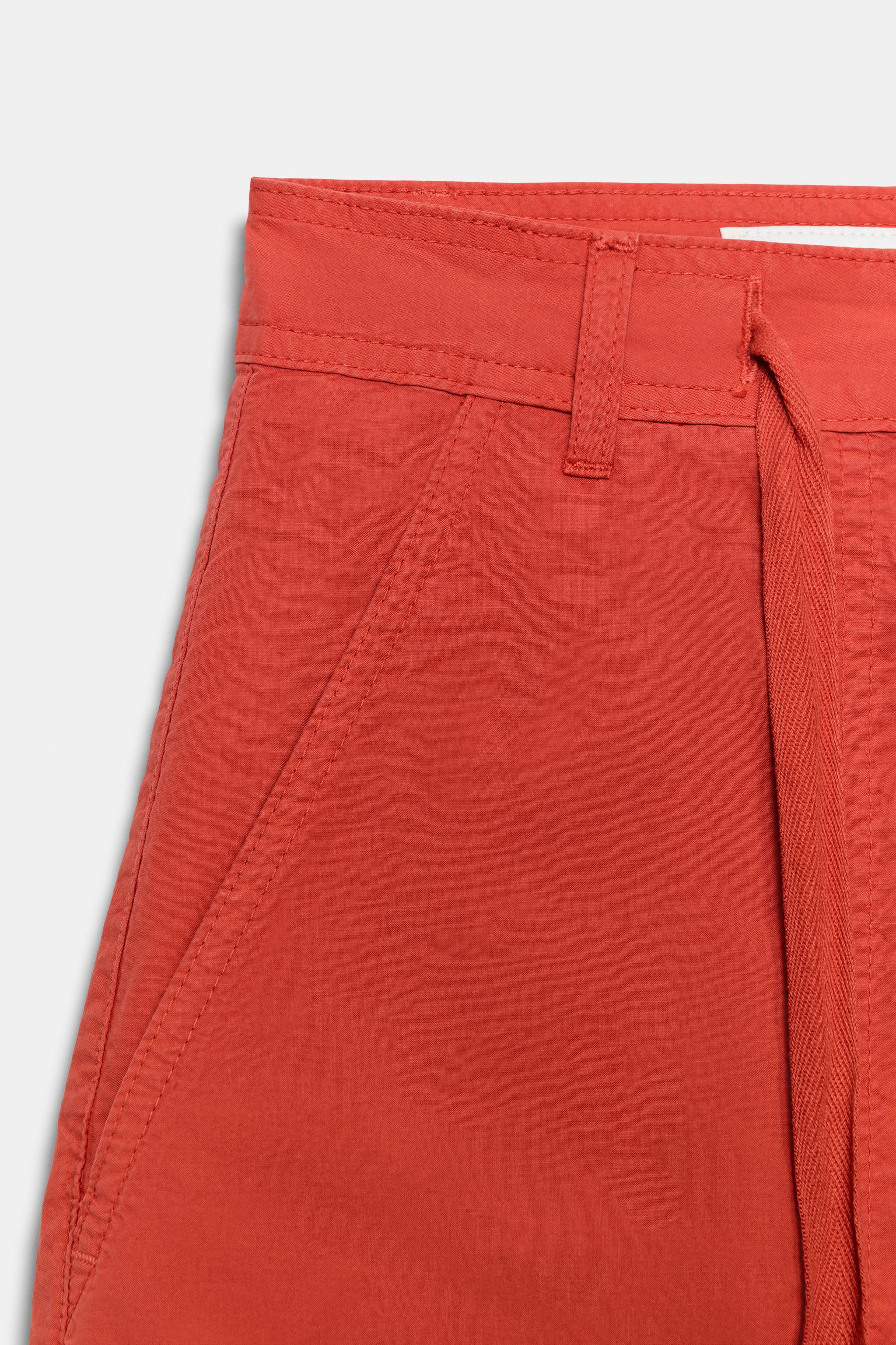 Zara OVERSIZE KARGO PANTOLON görsel 8