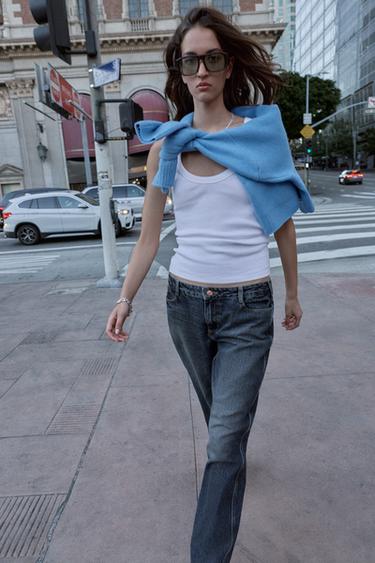 JEAN Z1975 DROIT TAILLE NORMALE - Bleu de Zara - Image 3