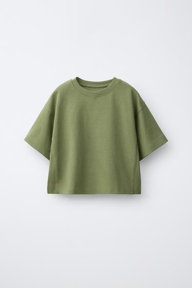 BLUZË LISHO HEAVY JERSEY - Kaki nga Zara