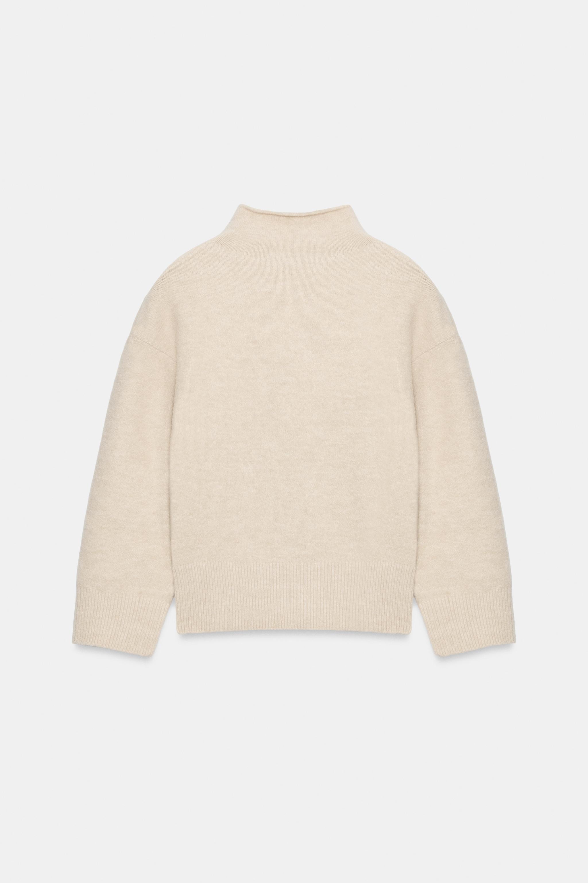 SOFT HIGH-NECK KNIT JUMPER