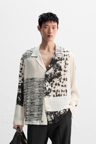 CAMISA ESTAMPADO ABSTRACTO LIMITED EDITION - Estampado de Zara