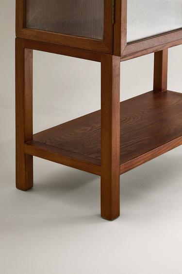 BUFFET BOIS DE FRÊNE PORTES VERRE - Marron de Zara - Image 4