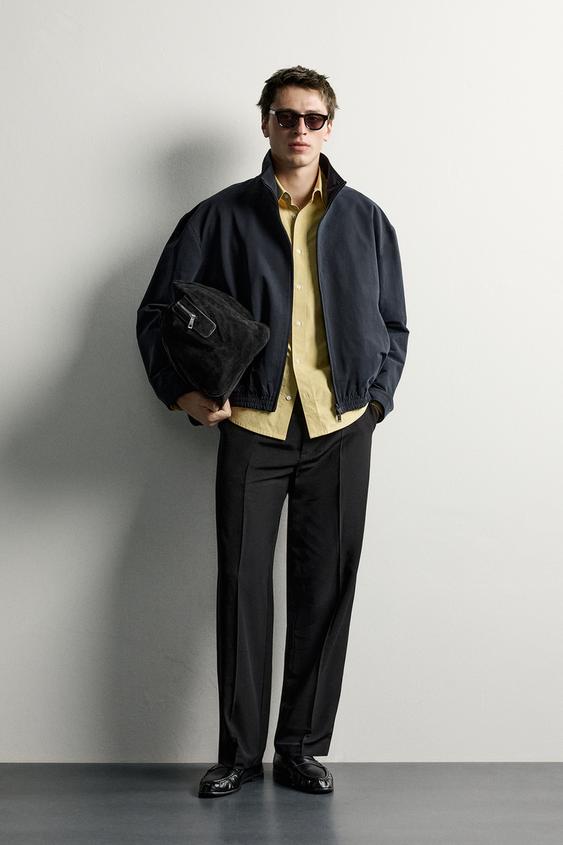 LIGHTWEIGHT WATER-REPELLENT TECHNICAL JACKET - Dark navy by Zara - Image 0