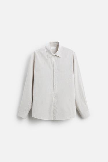 CHEMISE À CARREAUX AVEC POCHE - rouge/bleu marine de Zara - Image 6