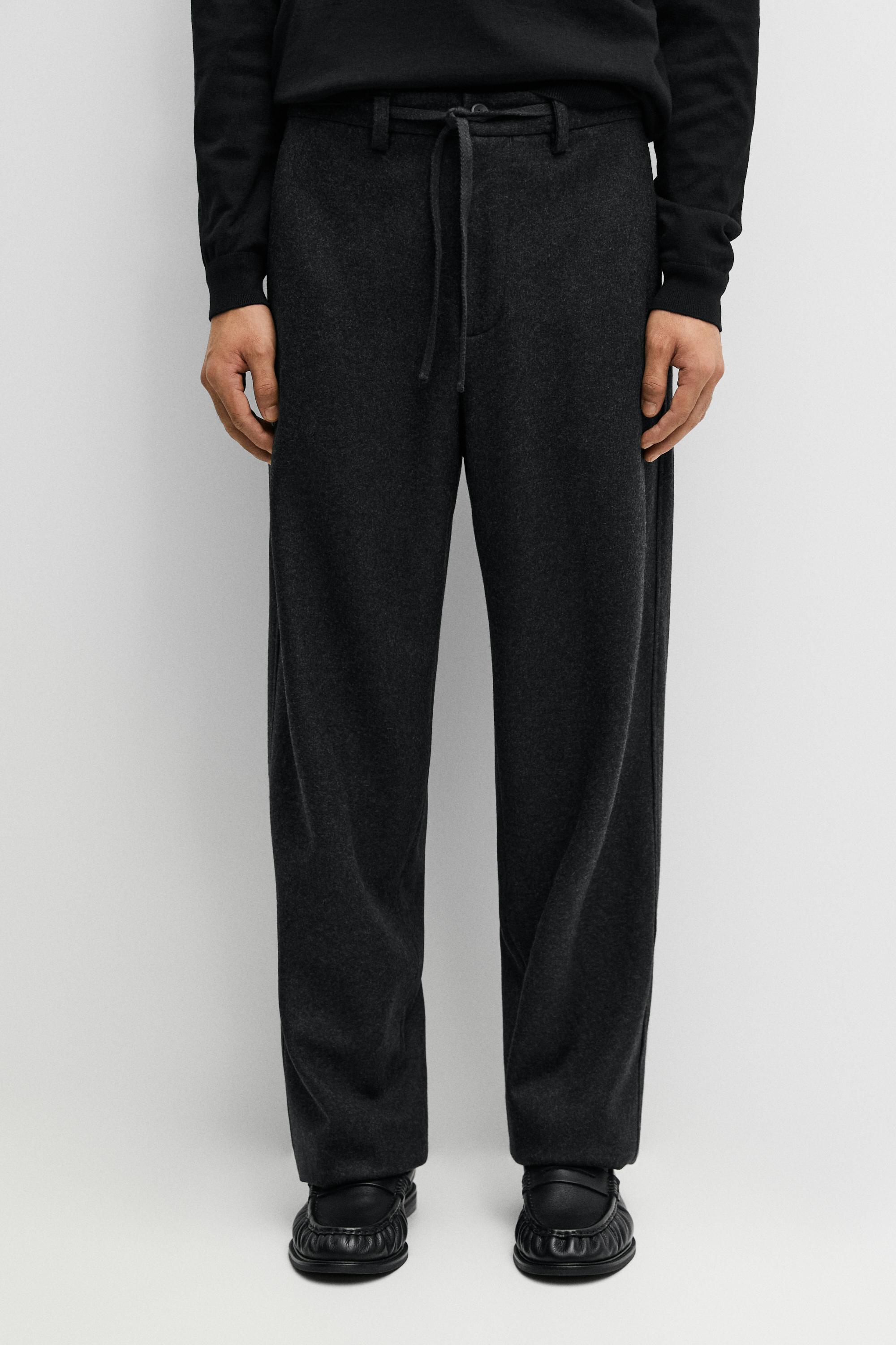 Pantalon 100 % laine total look