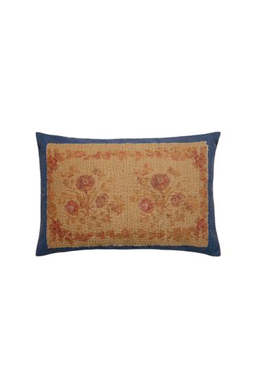 EMBROIDERED CUSHION COVER - خردلي الخاص بـ Zara