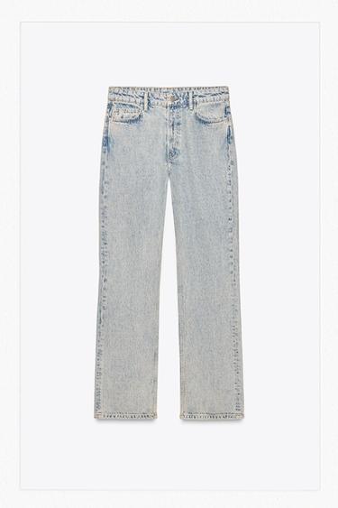 JEANS ZW COLLECTION RECTOS TIRO MEDIO - Azul claro de Zara
