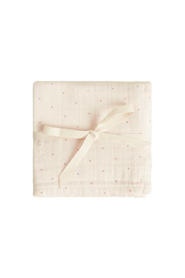 SET DI 3 MUSELINE DA NEONATO MULTICOLORE - Rosa di Zara